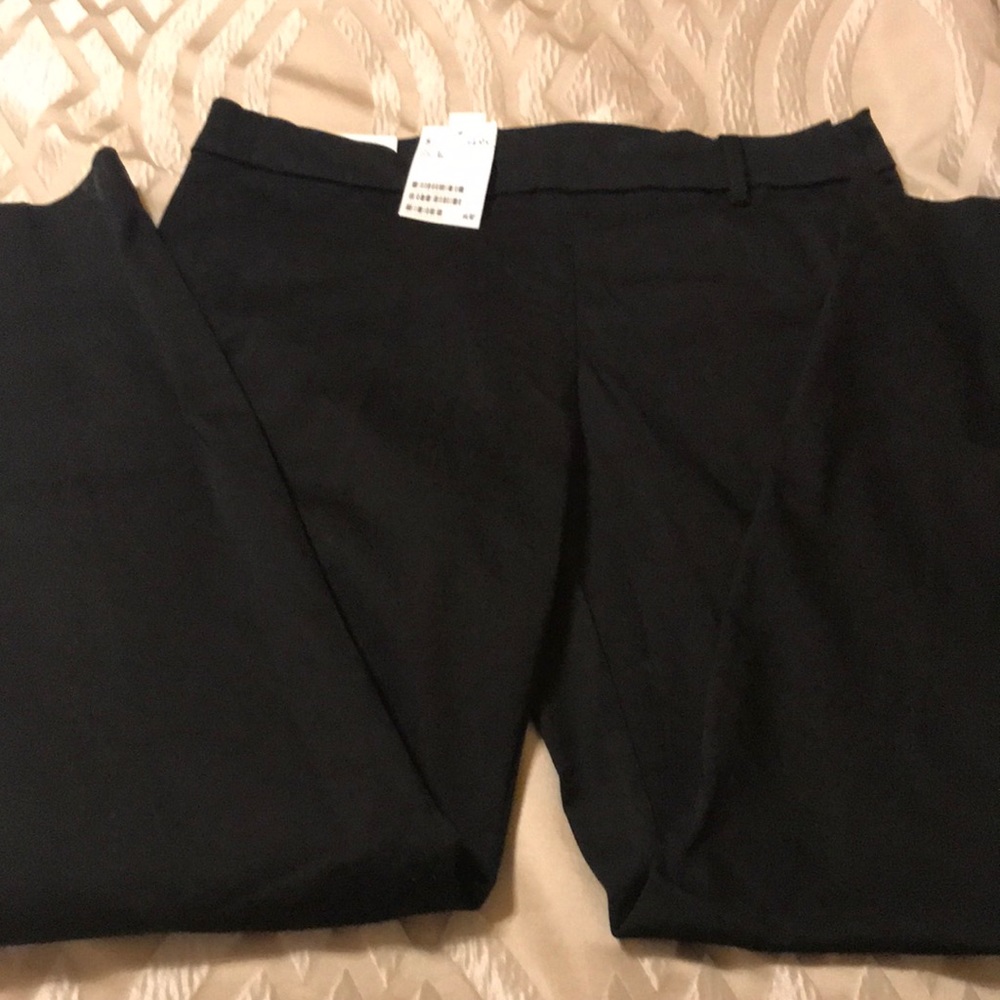 Black H&M side zip pants